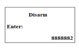 Nhập mã trên Trung tâm báo động PCA-959GSM